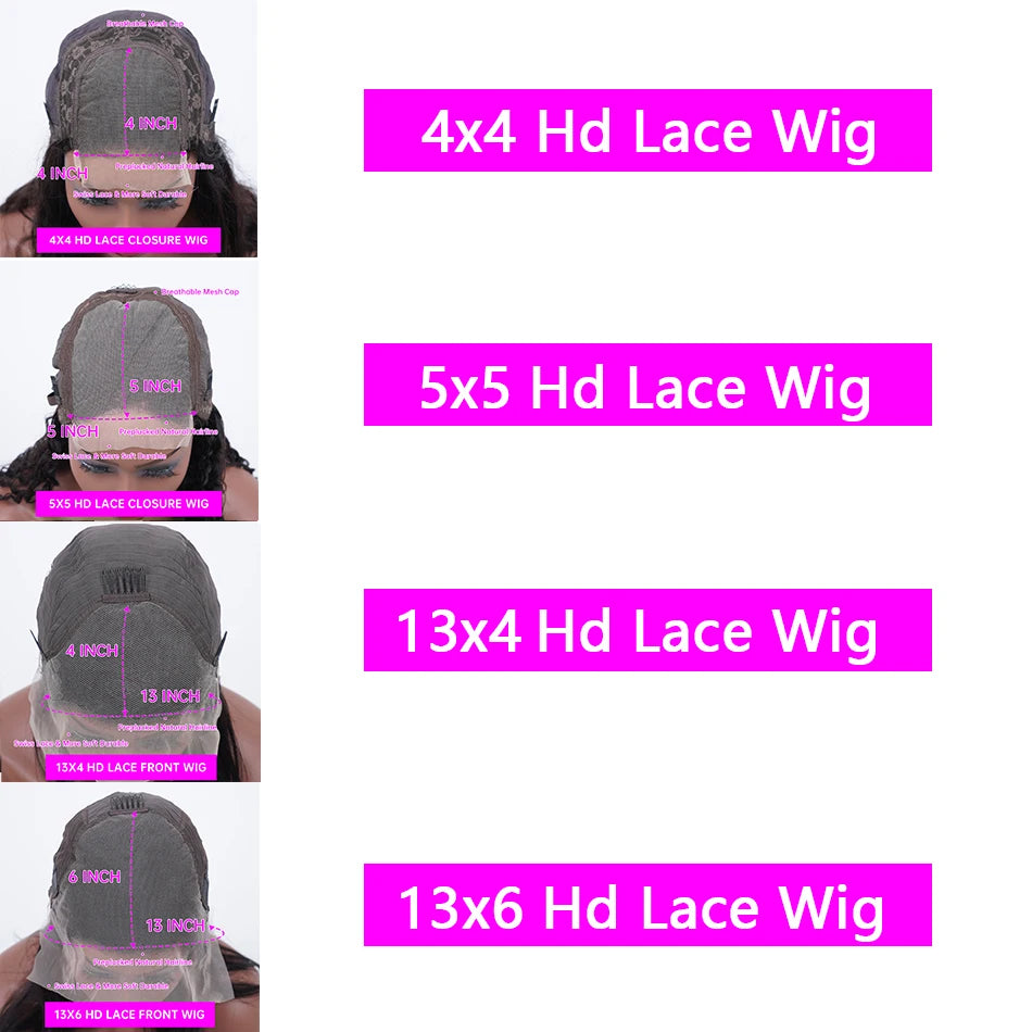 30 40 Inch Reddish Brown 13x6 Lace Frontal Wig 250 Density Colored