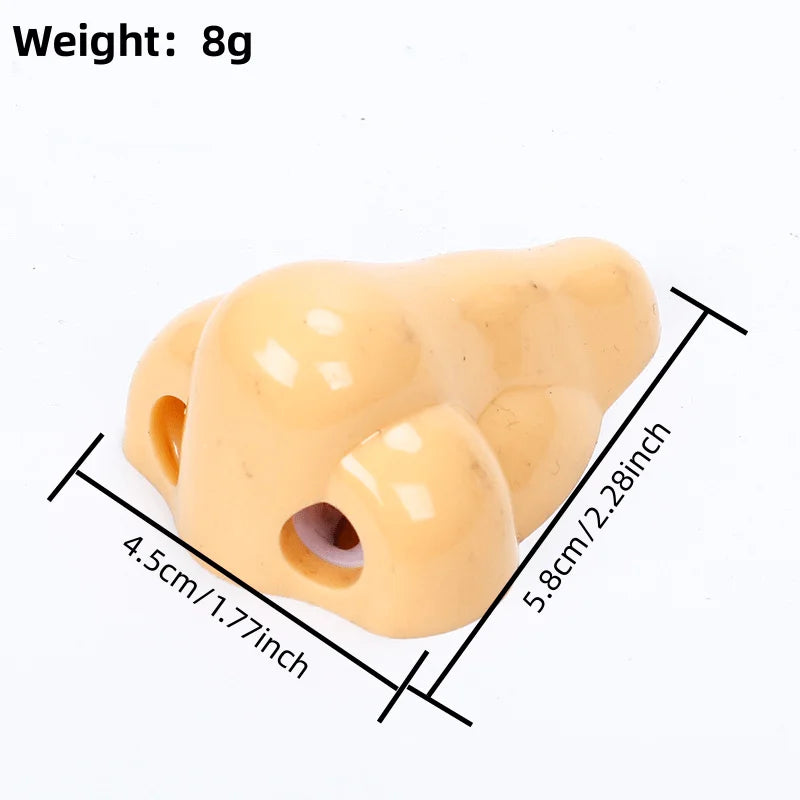1/12pcs Creative Nose-Shaped Pencil Sharpeners Funny Nose Pencil Sharpener
