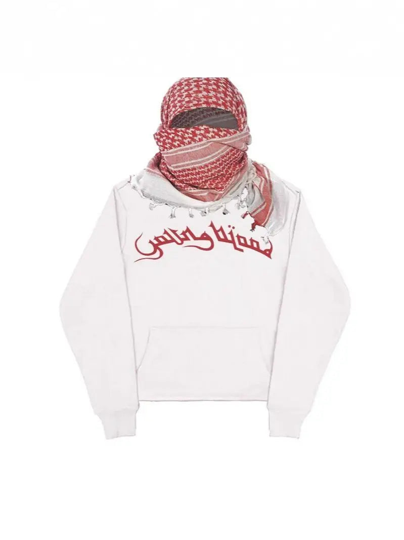American Spring and Autumn New Pullover Hoodie Headband Design Trendy Fashion Personalized Street Sweatshirt 2025