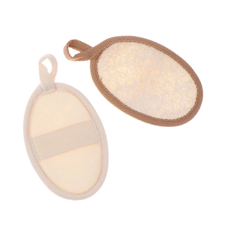 Natural Loofah Body Scrubber Bath Exfoliating Sponge Soft Shower Brush Cleaner Pad Exfoliator Shower Puff Body Skin Care Tool
