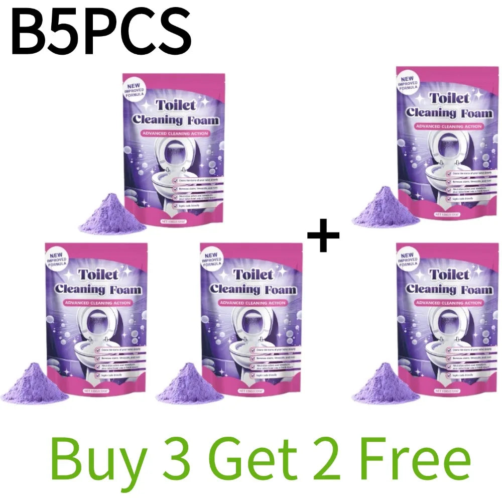  1/2/3/4/5/10pcs(Buy 6 Get 4 Free)Toilet Descaling Powder Effectively Remove Stubborn Urinary Scale Eliminate Odor Long Lasting