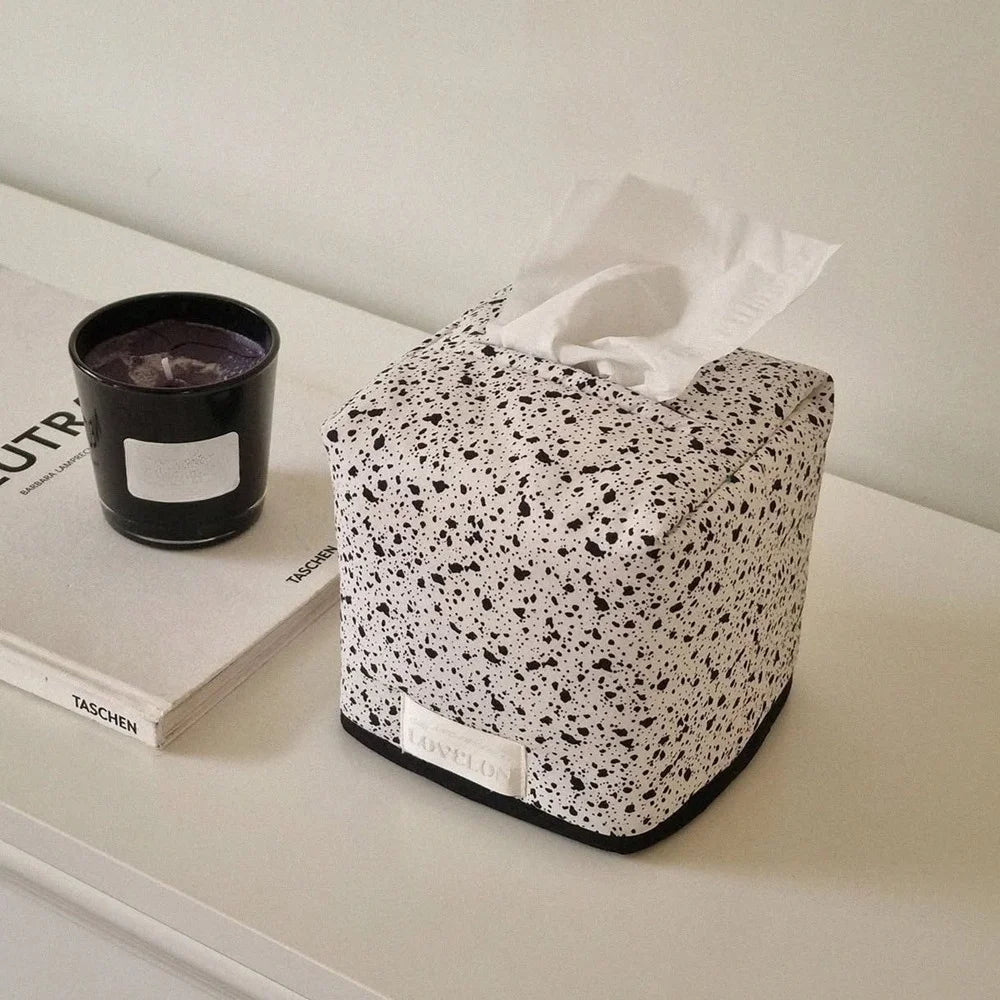 Splash Ink Tissue Case Vintage Wet Wipe Pouch Living Room Tissue Box Paper Holder Tissue Pouch Kitchen Storage & Organization