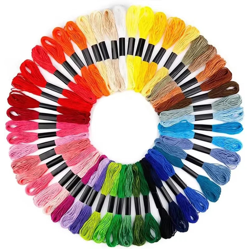 50 Colors Punch Needle Embroidery Kit for Beginners Adults - Complete Sewing Kit with hreads for Crafting And DIY Projects
