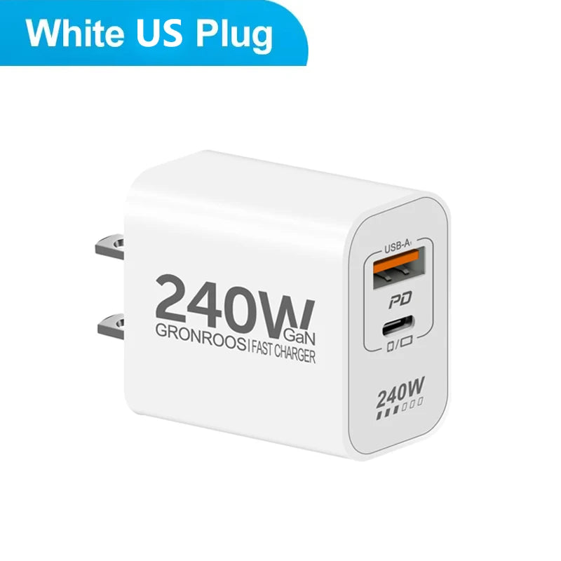 240W GaN PD USB C Charger For iPhone 17