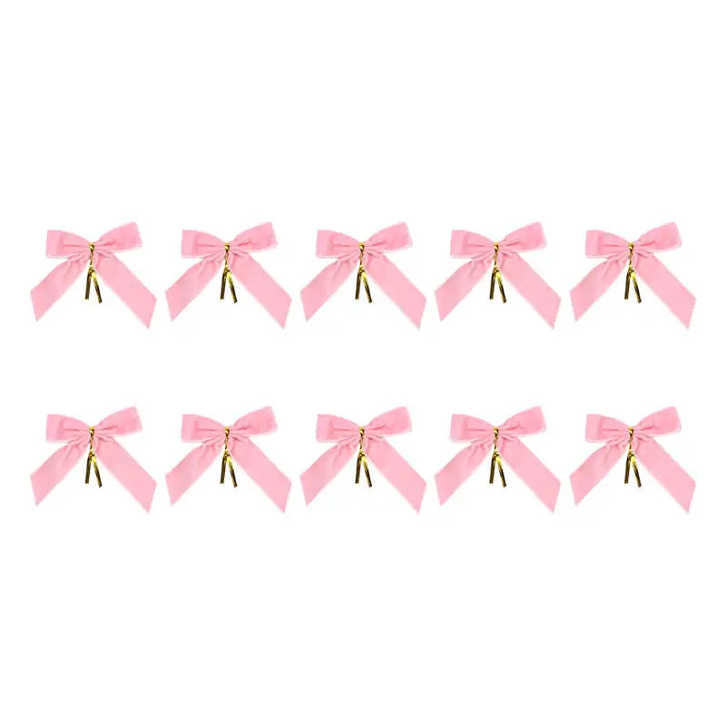 10/20Pcs Velvet Bows For Christmas Tree Decor Wreath Garland Velvet Bow With Twist Tie Christmas Velvet Bows Christmas Holiday