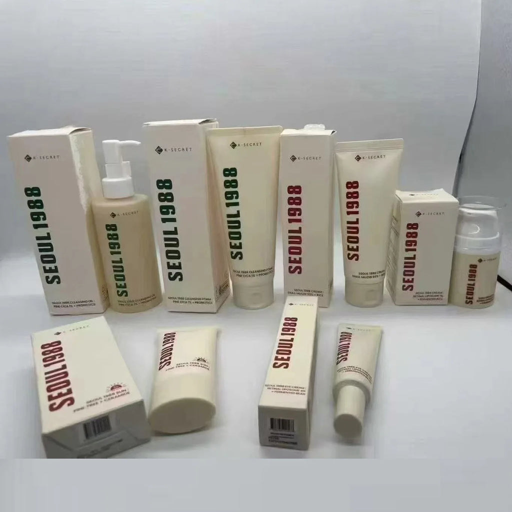 Original K-SECRET SEOUL 1988 Retinal Ginseng Niacinamide Firming Repair Essence, Retinol Eye Cream, Moisturizer Korean Skin Care