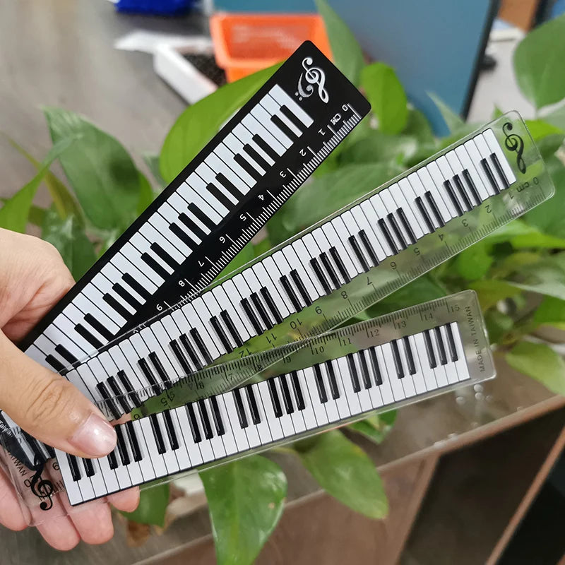1/3pcs Creative Music Ruler 15cm