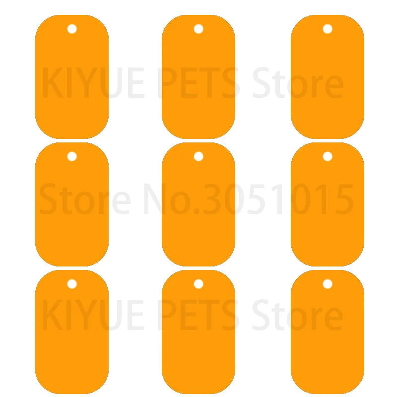 100pcs Dog ID Tags Customized Custom Engraved Dogs Pet Name Phone
