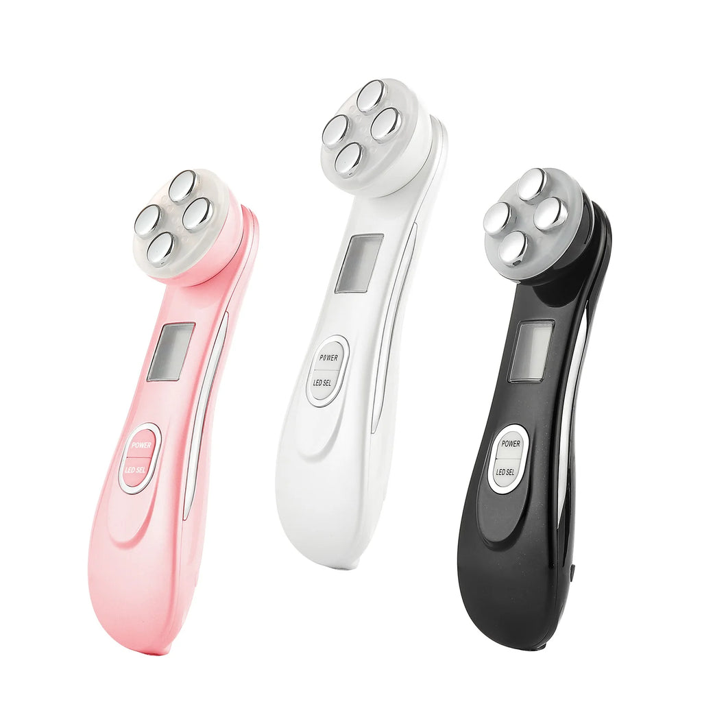 5-IN-1 RF EMS Electroporation Radio Frequency LED Photon Beauty Device Skin Lifting Tighten Anti-Wrinkle Skin Care Face Massager