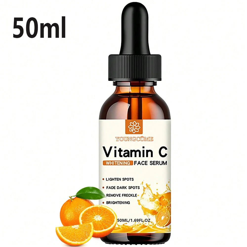 Vitamin C Facial Essence Contains Hyaluronic Acid Dark Spot Remover Moisturizing Repair Younger Essence Facial Skin Care 30ml