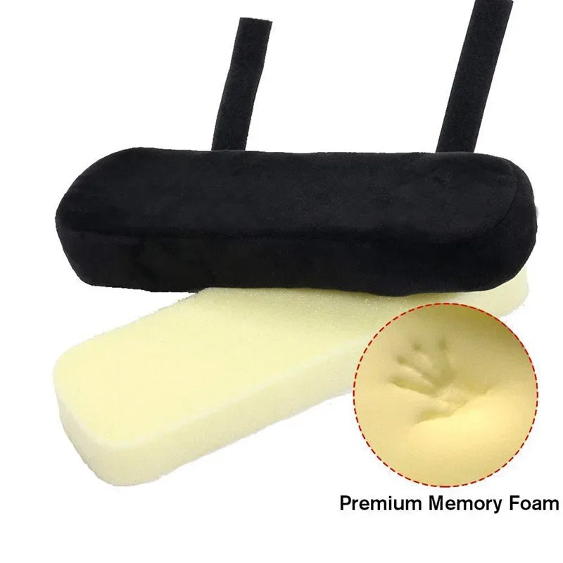 Useful 1Pcs2Pcs Office Chair Parts Arm Pad Memory Foam Armrest Cover Cushion Pads For Home Office Chair Comfortable Elbow Pillow