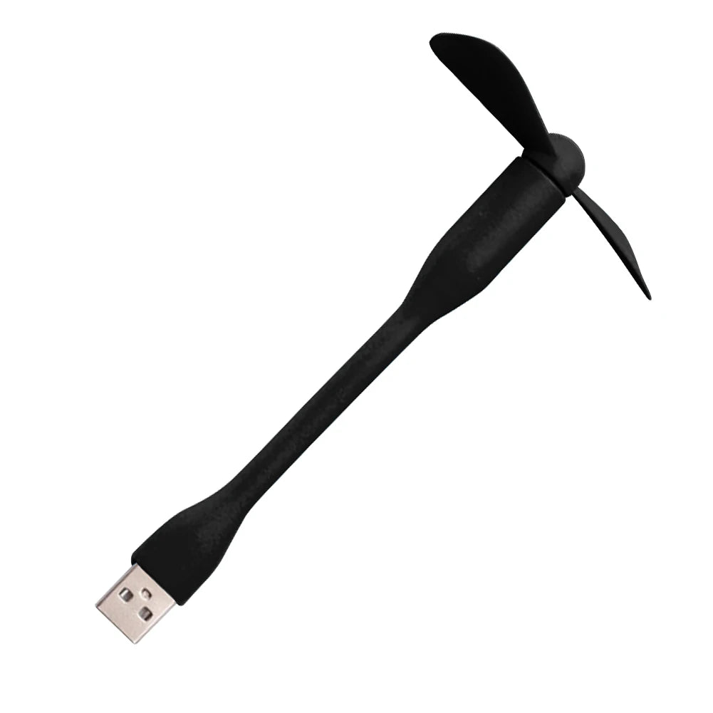 Flexible USB Mini Fan for Laptop & Power Bank