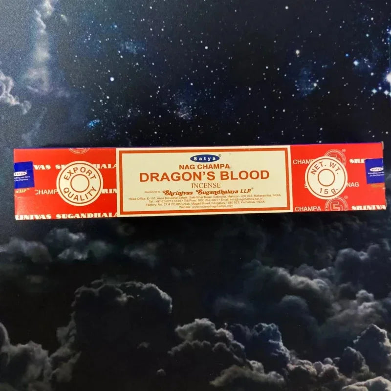 Satya Incense Sticks Handmade India White Sage Dragons Blood Natural Household Indoor Clean Air Incense Sticks NAG Champa