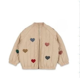 25 Autumn KS Thickened Cotton Coat Boys Fleece Lined Warm Jacket Outwear Kids Winter Clothe Girls Lambswool Children Sweatshirt