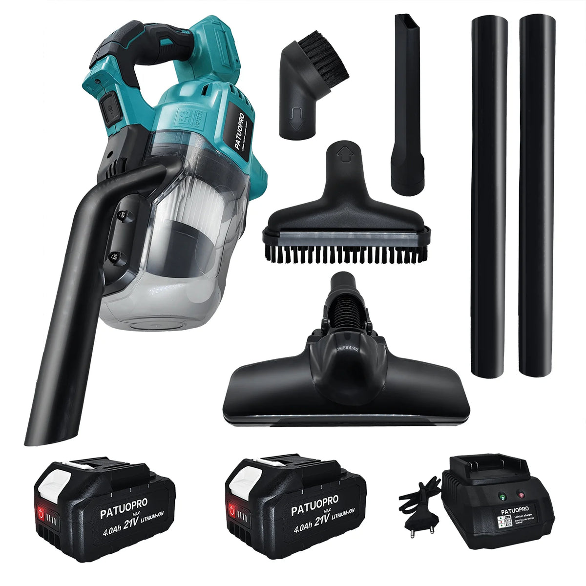 PATUOPRO Cordless Vacuum Cleaner Handheld Dust Collector Floor Carpet Car Pet Hair Cleaning Power Tool For Makita 18V Battery