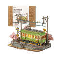 Rolife Wooden 3D Puzzle Sakura Journey Tram DIY Model