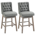HOMCOM Bar Stools, Set of 2