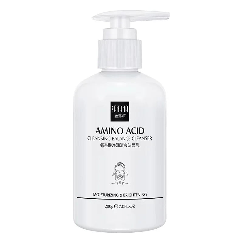 Amino Acid Facial Cleanser Deep Cleansing Moisturizing Oil Control Cleaner Mild Cleansing Gel Skin Care Face Washing Products