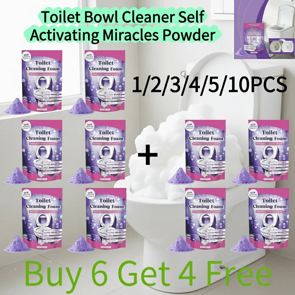  1/2/3/4/5/10pcs(Buy 6 Get 4 Free)Toilet Descaling Powder Effectively Remove Stubborn Urinary Scale Eliminate Odor Long Lasting