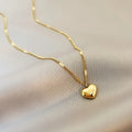 Summer Style Stainless Steel Love Necklace Clavicle Chain 18K