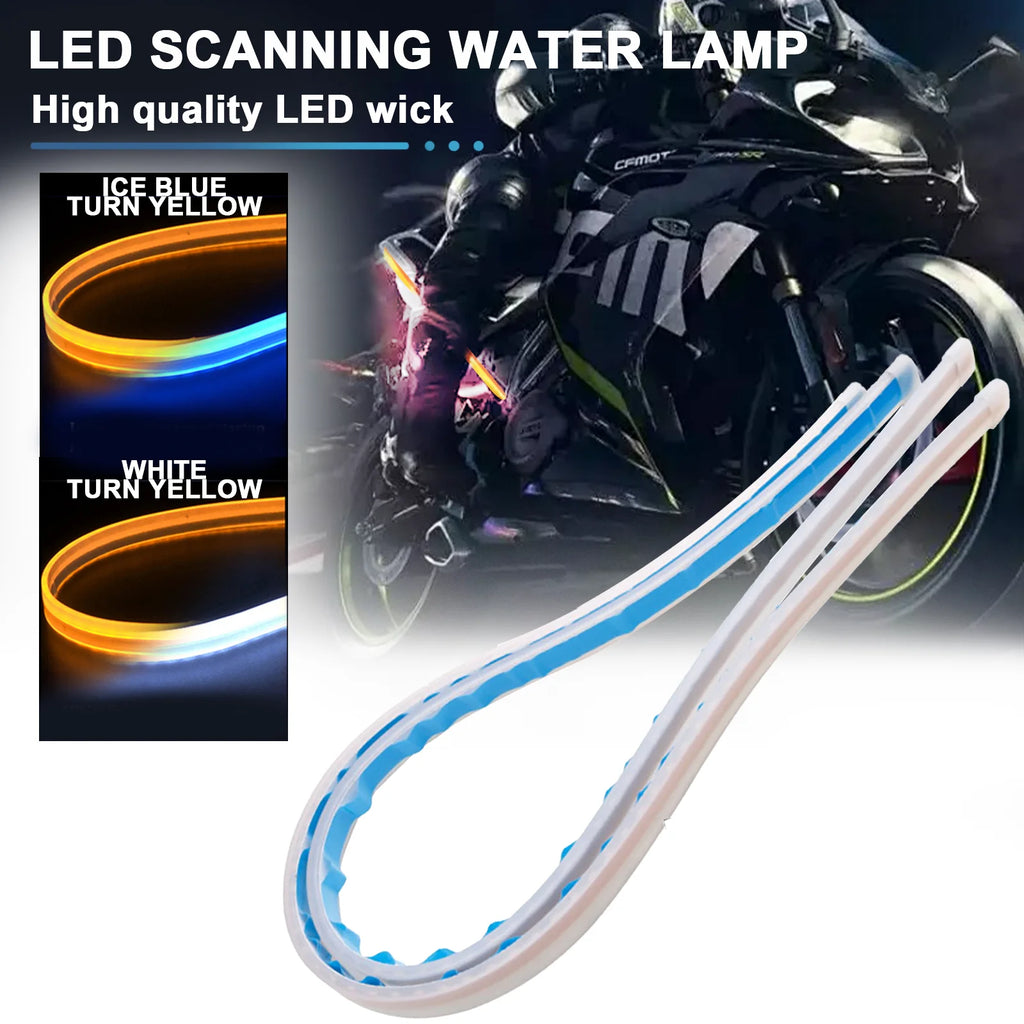 Motorcycle Turn Signal Lamp LED Daytime Running Lights Tail