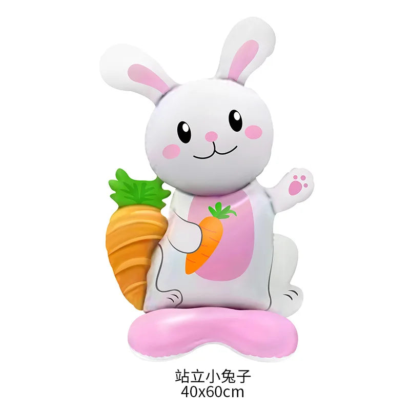 Standing Cute Animal Giraffes Seals Turtles Sharks Dolphin Bunny Foil Balloons Animal Sea Zoo Themed Birthday Party Decorations