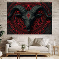 VIKAMA Halloween Tapestry Gothic Dark-Themed Party Backdrop Decor Tapestry Home Decor Wall Decor Wall Hanging