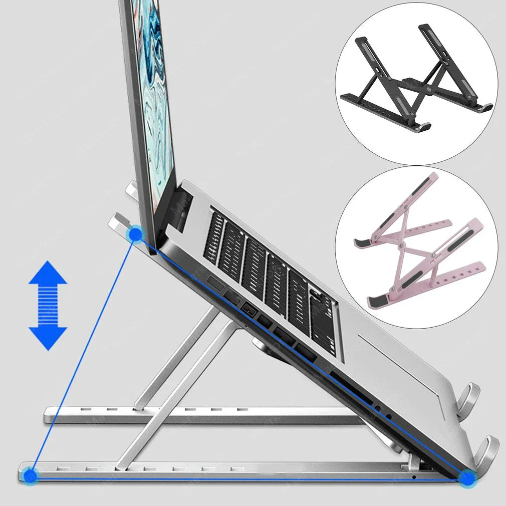 Portable ABS Foldable Laptop Stand Adjustable Notebook Bracket