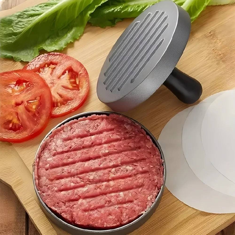 Hamburger Patty Maker Press Non-Stick No Deformation Manual Round Rice Ball Durable Portable Convenient Kitchen Beef BBQ Tools