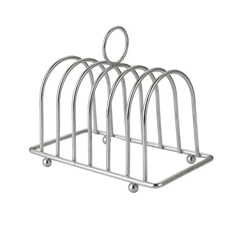 Stainless Steel Toast And Bread Rack Rectangle Food Display Tool For Air Fryer Accessories Food Tool Toast Rack For Kitchen