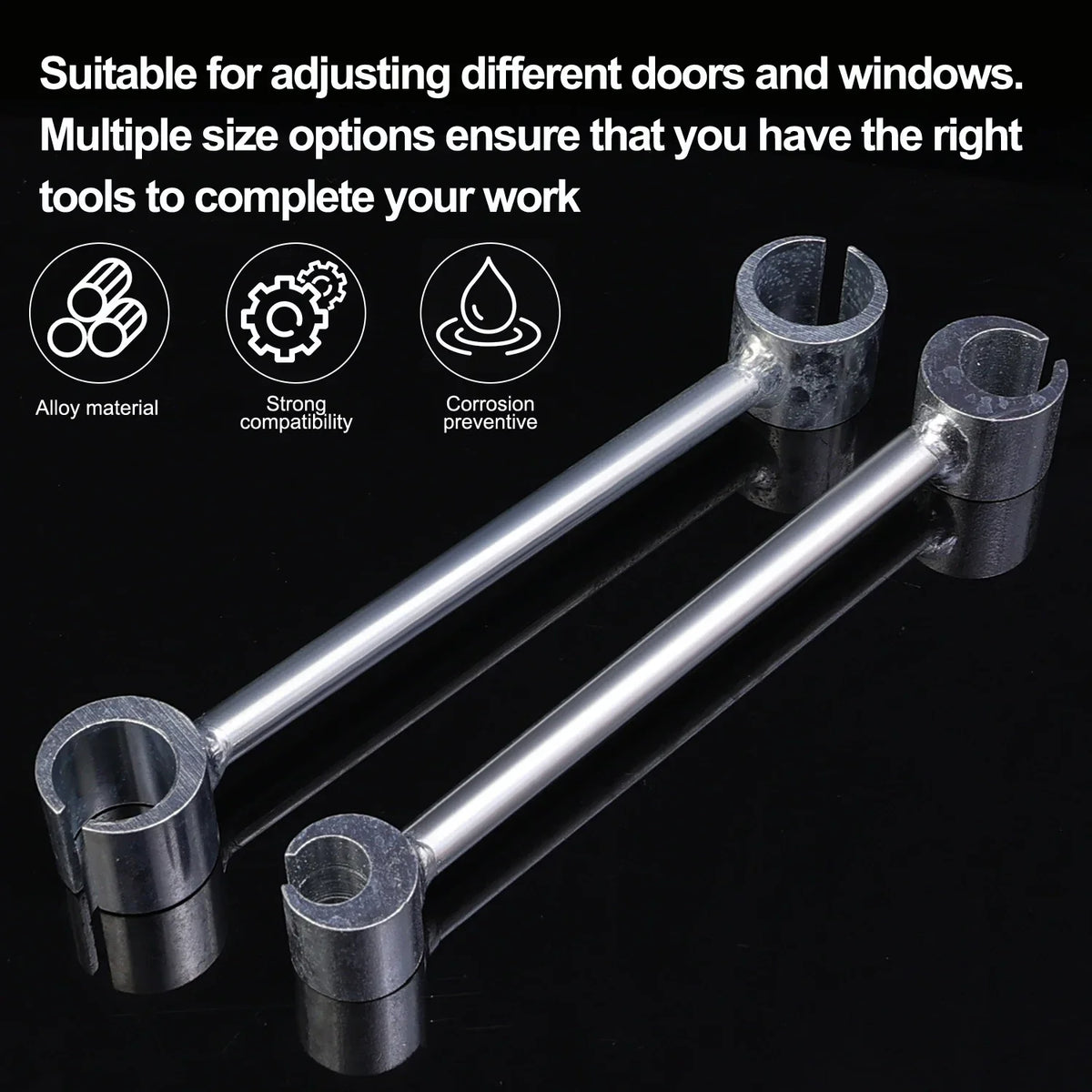 Double-Head Door Hinge Gap Adjusting Wrench