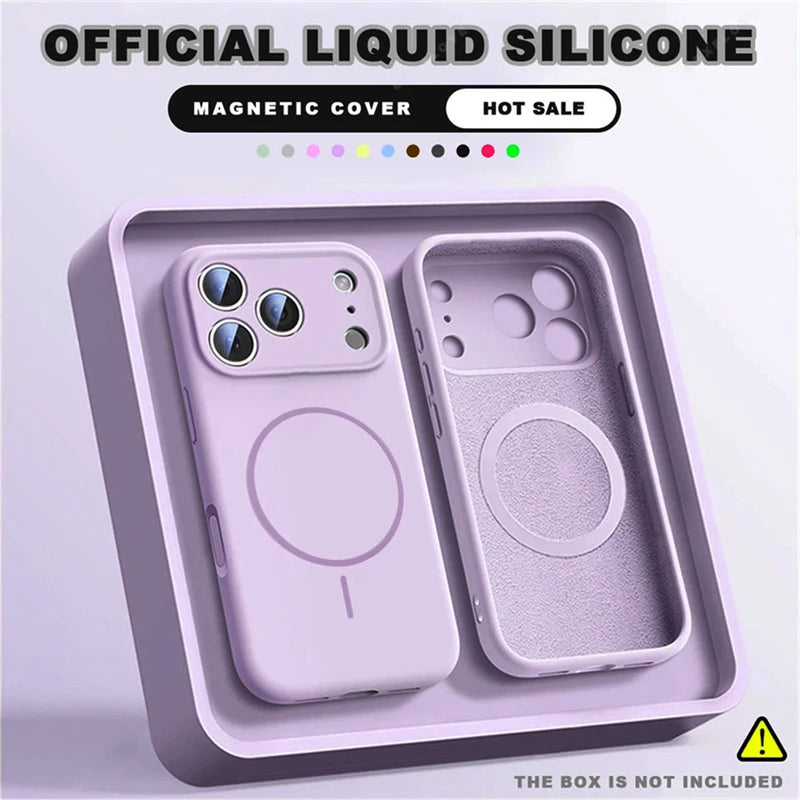 For Magsafe Liquid Silicone Phone Cases For iPhone 18