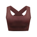 Fashionable seamless one-piece thin breathable sports bra sexy and beautiful back women's no steel ring cross shoulder strap br
