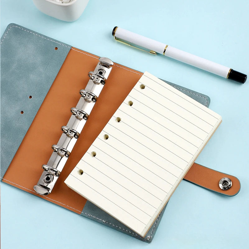 A7 6Holes Loose Leaf Notebook Refill Spiral Binder Inner