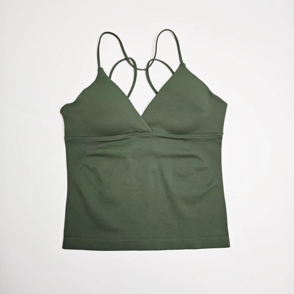 NCLAGEN Vision Twist Front Longline Top Women's Seamless Thin