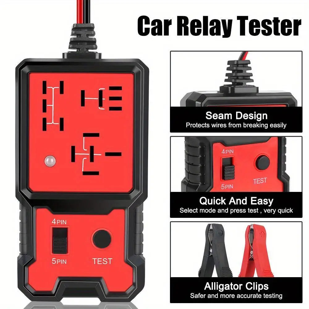 Car Relay Tester Voltage Tester Universal 12V Car Battery