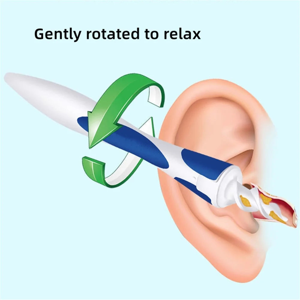 16 Pcs Ear Cleaning Tools Portable Silicone Ear Scoop Cleaning