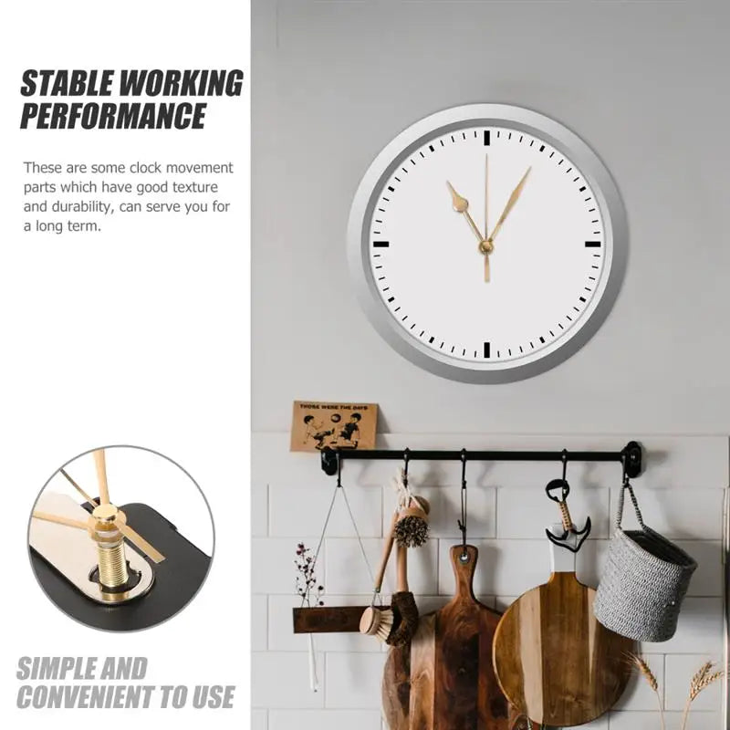 1 Set DIY Pendulum Clock Accessories Hands Swing Wall Mute Clocks Mechanism Creative Craft Pendulum Clock Movement Kit