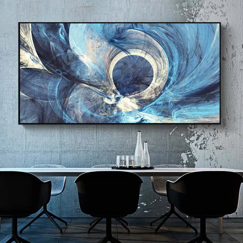 Abstract Colorful Canvas Painting Quadro Flower Posters and Prints Wall Art Pictures Cuadros Living Room Home Decor No Frame