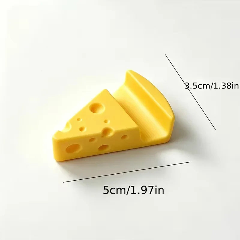 Portable Cheese-Shaped Phone Holder/Hanging/Outdoor Pocket/Desktop Phone Holder/Portable