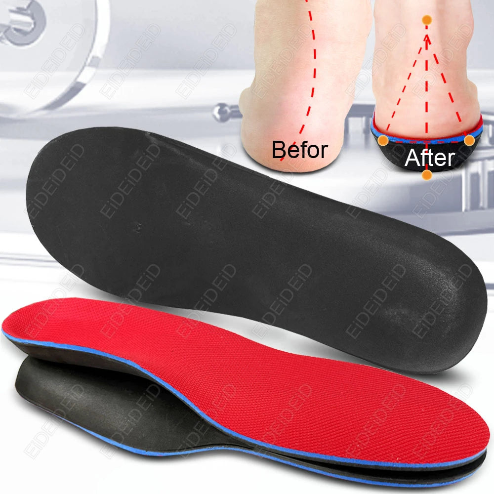 Memory Form Insoles Orthopedic Insoles Flat Foot Arch Support Insole Shoe Pad Inserts Accessoire Chaussure Inlegzolen Palmilha
