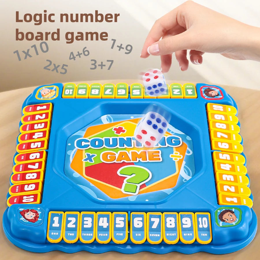 1set-Digital Flop Multiplayer Desktop Game Parent-child Interaction Children's Educational Enlightenment Toy Set Board Toy Gift