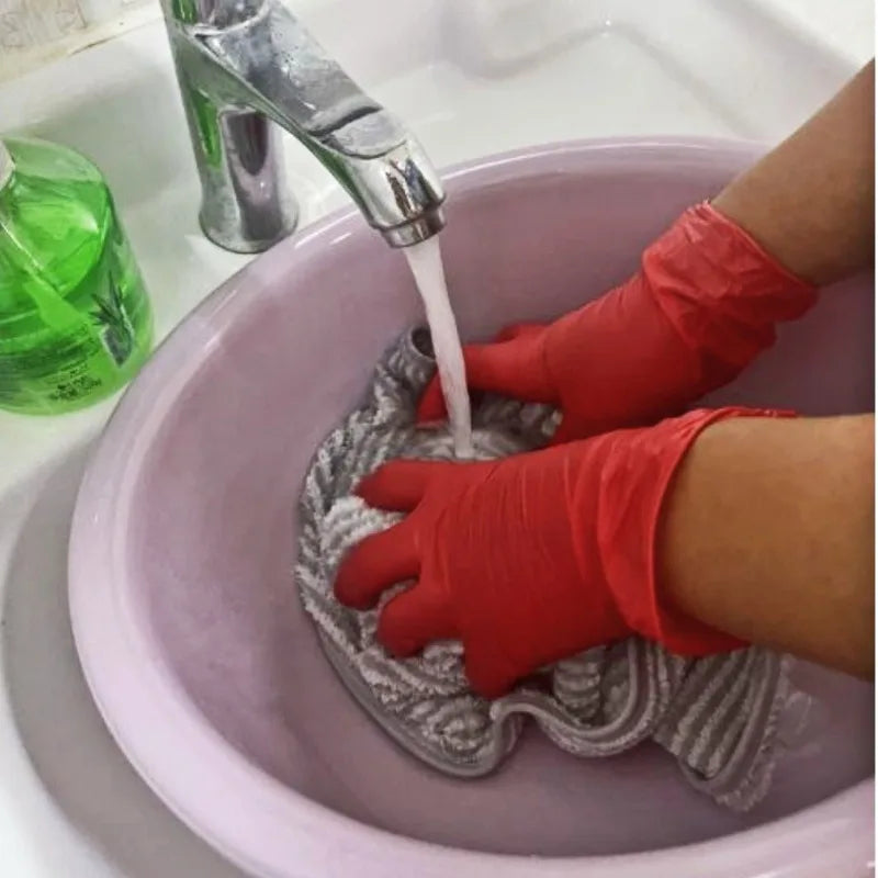 100/50/20PCS Disposable Red Nitrile Gloves Latex Free Waterproof Durable Suitable for Kitchen Food Processing Beauty SalonFamily