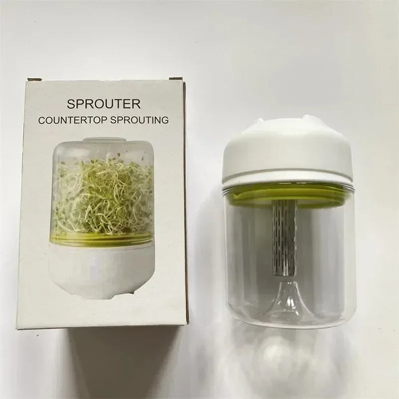Countertop Sprouter Kit Reusable Seed Growing Container For Kitchen Gardening Bean Sprouts Germination Tray Supplies