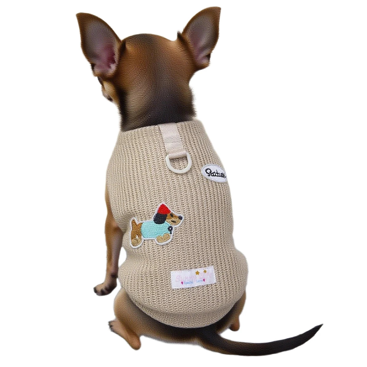Dog Sweater for Small Dogs, Knitted Pullover Pet Apparel Winter Puppy Clothes for Chihuahua Yorkie