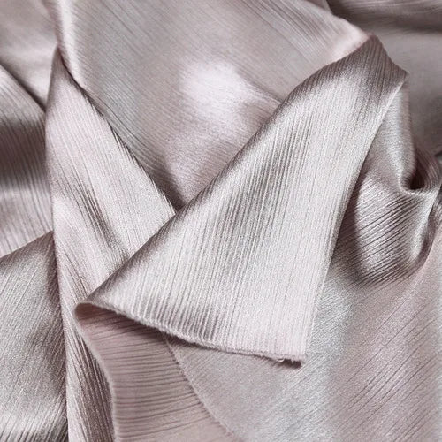 High End Glossy Texture Satin Fabric Smooth Imitation Acetate Silk Fabric Cheongsam Dress Designer Fabric Sewing Accessories