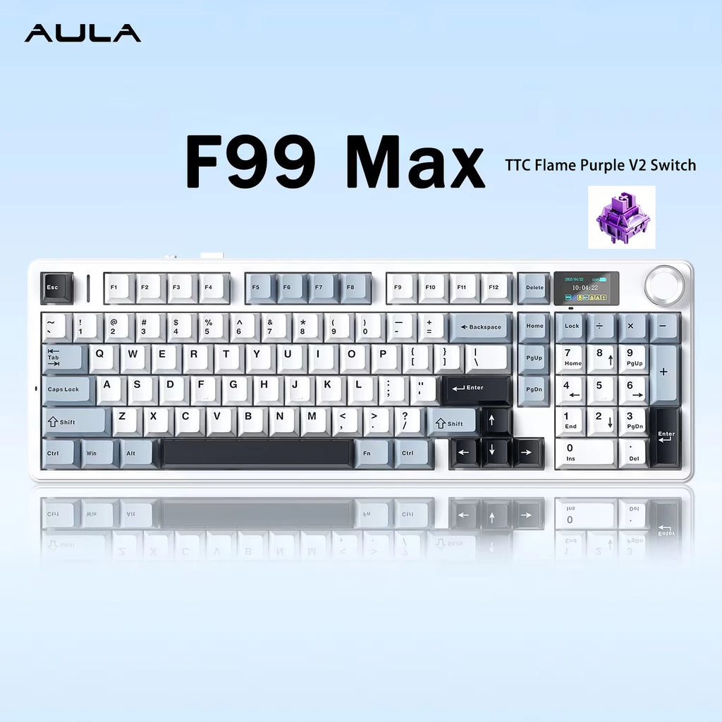 AULA F99 MAX Wireless Mechanical Gaming Keyboard Custom Software &