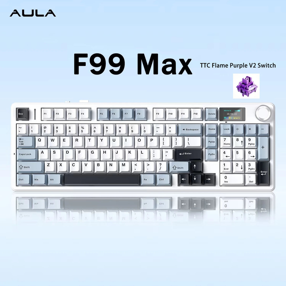 AULA F99 MAX Wireless Mechanical Gaming Keyboard Custom Software &
