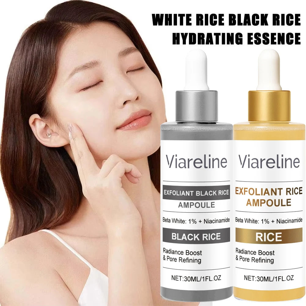 Rice Exfoliating Serum Facial Moisturizing Soften Serum Blackhead Removal Hydrating Pore Shrinking Korean Skin Care