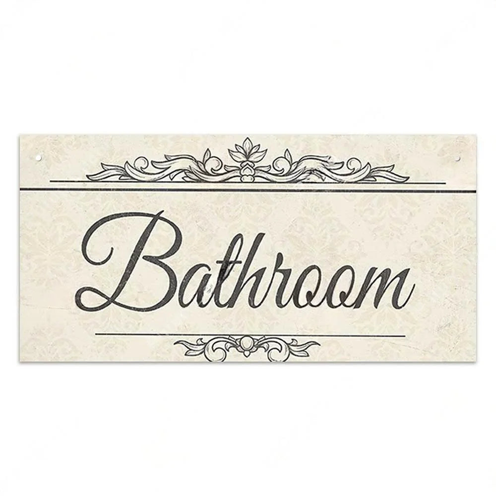Home decor Toilet Signs Wooden Hanging Plaque Decorative Plaque for Toilet Door Hanging Sign Wood In Bar Pub Beach decor